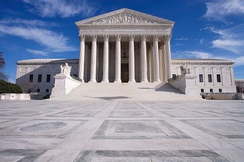 Drawing Of The United States Supreme Court Building Background